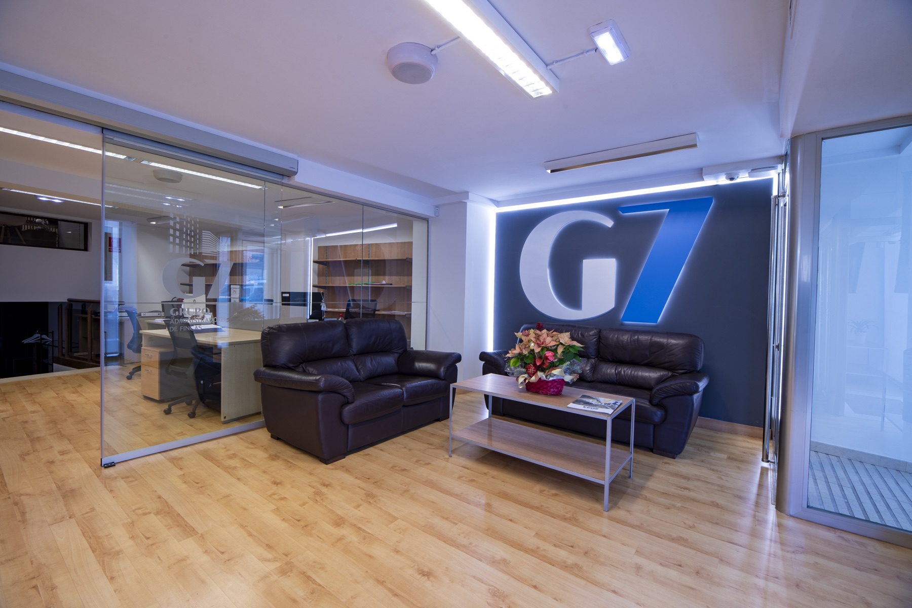 Zona real de espera de Grupo G7